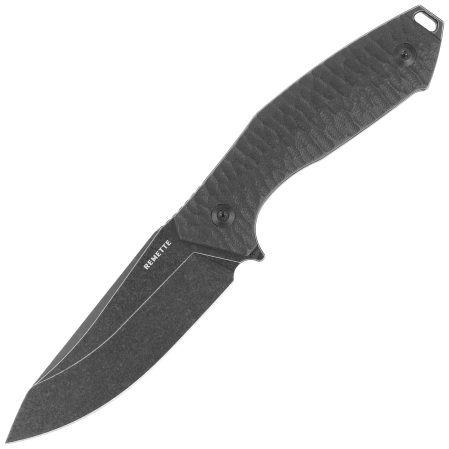 Nóż Remette RT-Allosaurus Black G10, Black Stonewashed D2 (RTAS-A)