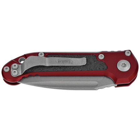 Microtech LUDT Gen III S/E Automatic Knife Merlot Aluminum, Apocalyptic M390MK by Tony Marfione (1135-10APMR)