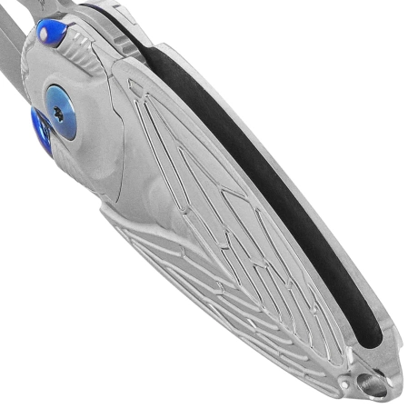 Rike Knife RK Cicada-P Grey Titanium, Bead Blasted M390