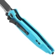 Microtech Socom Elite S/E-M Knife Turquoise Aluminum, Black M390MK by Tony Marfione (160-1TQ)