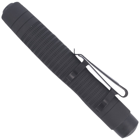 ESP Ergonomic hardened expandable baton 18'' with metal clip (EXB-18HE BLK BE-01)