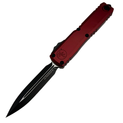 Nóż automatyczny OTF Microtech Ultratech Gen IV D/E Merlot Aluminium, Black M390MK by Tony Marfione (11224-1MR)