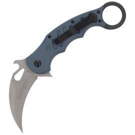 Nóż składany Fox Karambit w/ Emerson Wave Grey Aluminium, Sandblasted N690Co (478)