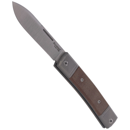 Nóż składany LionSteel bestMAN Natural Micarta, Drop Blade (BM2 CVN)