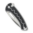 Sencut Squiggy Knife White / Black G10, Satin 9Cr18MoV (S24082A-1)