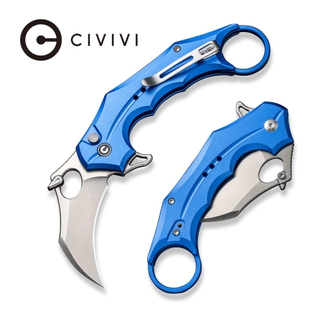 Civivi Knife Incisor II Bright Blue Aluminium, Satin Nitro-V (C16016B-2)