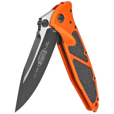 Nóż składany Microtech Socom Elite S/E-M Orange Aluminum, Black M390MK by Tony Marfione (160-1OR)