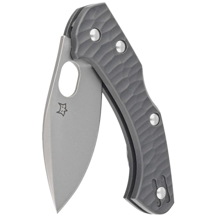 Nóż składany Fox Zero 2.0 Desert Warrior Gray FRN, Coarse Stonewashed Becut by Jens Ansø (FX-311 GY)