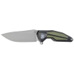 RikeKnife Tulay Integral Black G10/OD Green G10 Inlay, Satin 154CM (RK-TULAY-BOG)