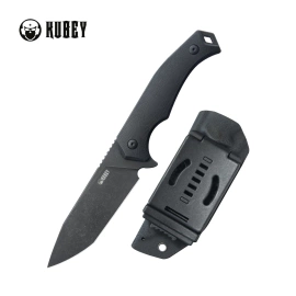 Nóż Kubey Swordfish Black G10, Blackwashed AUS-10 (KU184F)