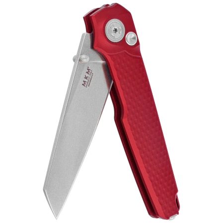 Nóż składany MKM Miura Red Aluminium, Stonewashed MagnaCut by Simone Tonolli (MK MI-ARD)