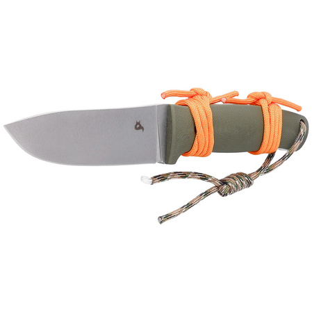 Nóż Black Fox Vesuvius OD Green G10, Stone Washed D2 by Alfredo Doricchi (BF-710 D2 OD)