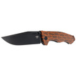 Nóż składany Bestech Keen II Black-Orange G10/Titanium, Black Stonewashed CPM S35VN by Koens Craft (BT2301F)