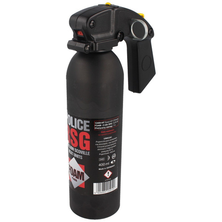 Sharg Police RSG Foam 2mln SHU Pepper Spray, HJF 400ml (12400-HF)