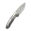 Nóż składany WeKnife Micro Trogon Gray Titanium, Polished Bead Blasted M390 by Brian Brown (WE24043-2)