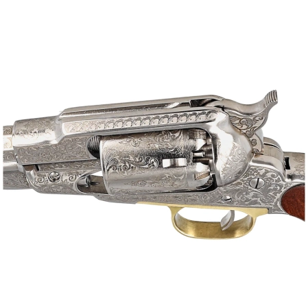 Pietta Revolver 1858 Remington Texas Nickiel DeLuxe .44 (RBN44LE)