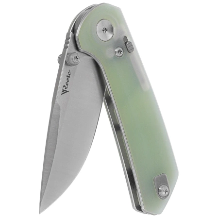 Nóż składany Reate PL-XT V2 Jade G10, Stonewashed / Satin Nitro-V (PL-XT V2 JG10 STW/SAT)