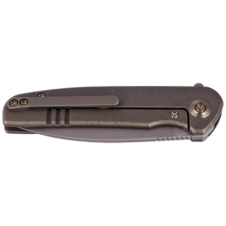 Nóż składany WE Knife Shakan LE No 172/210 Bronze Titanium, Gray Stonewashed CPM 20CV (WE20052B-2)