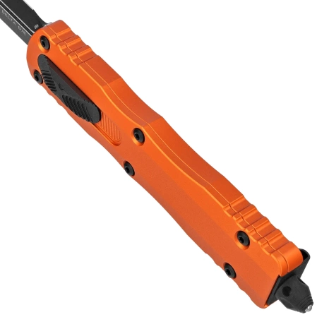 Microtech Dirac Delta D/E OTF Knife Orange Aluminium, Black by Tony Marfione (227-1OR)