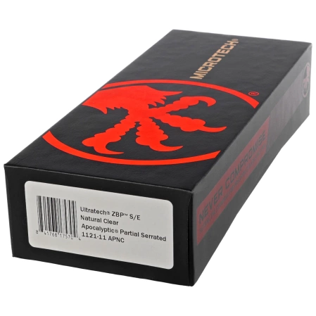 Nóż automatyczny OTF Microtech Ultratech Gen III ZBP S/E Natural Clear Aluminium, Apocalyptic P/S M390MK by Tony Marfione (1121-11APNC)