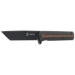 Tekto F2 Bravo Eotech Edition Knife Black Forged Carbon Fiber, Bronze HW/Clip, Black D2