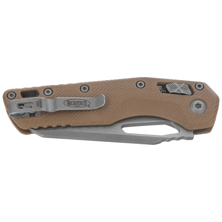 Nóż składany Microtech MSI S/E Ram-Lok Tan Fluted G10, Apocalyptic M390MK by Tony Marfione (210-10APFLGTTA)