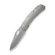 WeKnife Inmate Gray Titanium, Stonewashed CPM 20CV by Jerad Neeve (WE23096B-1)