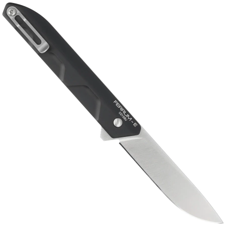 Extrema Ratio Knife Ferrum E Black Aluminium, Satin N690 (04.1000.0366/SAT/BLK)