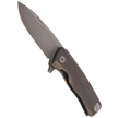 LionSteel ROK Knife Bronze Titanium, Satin M390 by Molletta (ROK B)