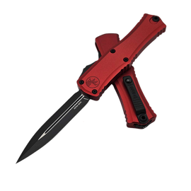 Microtech Hera II Mini D/E Red Aluminium, Black M390MK by Tony Marfione (1702M-1RD)
