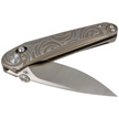Bestech Mothus Light Bronze Titanium, Satin M390 by Kombou Knife (BT2206B)