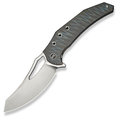 Nóż składany WE Knife Epaulette Tiger Stripes Titanium, Satin M390 by Gavko Knives (WE24024-2)