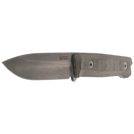 Nóż LionSteel Bushcraft Micarta Green, Stone Washed (B40 CVG)