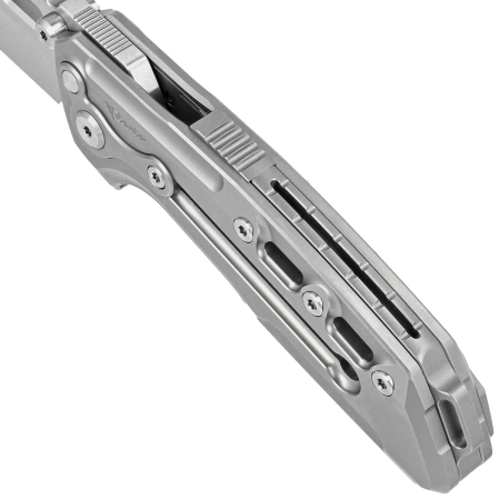 Reate T1000 Gray Titanium, Satin CPM 3V by Alvin Lee (T1000 TBB)