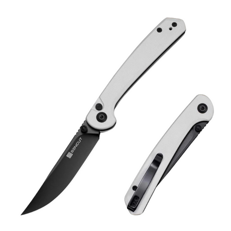 Sencut Skelfin Knife White G10, Black 9Cr18MoV (S25007-1)