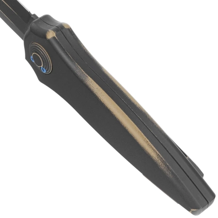 Nóż grawitacyjny Paragon Warlock-X Smooth Black Aluminium, Black Cerakote CPM S35VN (WLOCX-DUNE-THEME)