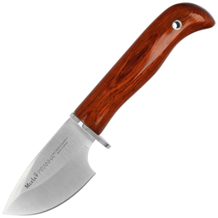 Muela Piranha-8R Coral Pakka Wood, Satin X50CrMoV15