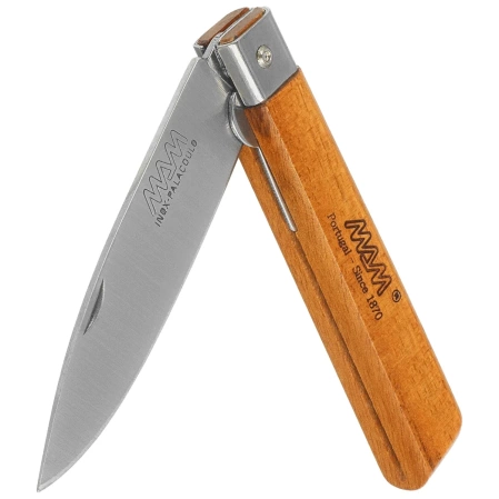 Nóż składany MAM Tiger Wood, Inox HW, Satin X50CrMoV15 (2140)
