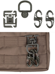 Mil-Tec Ultimate Tactical Mounting Set for MOLLE System, Olive (13457601)