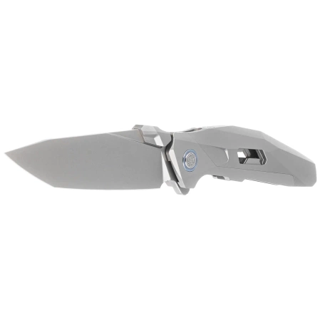 Nóż składany RikeKnife Shadow Tanto Gray Titanium, Satin M390 (RK-Shadow-T-P)