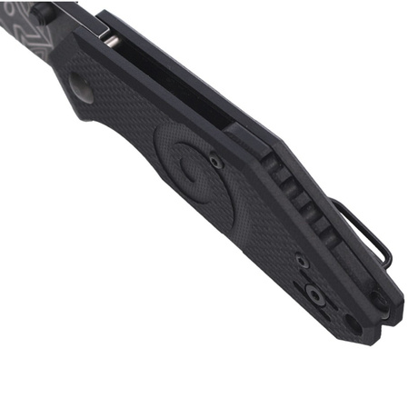 FOX Kea Black G10, Black Stonewashed N690Co by Jared Wihongi knife (FX-650)