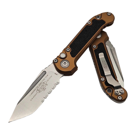 Nóż automatyczny Microtech LUDT Gen III T/E Tan Aluminium, Stonewashed P/S M390MK by Tony Marfione (1136-11TA)