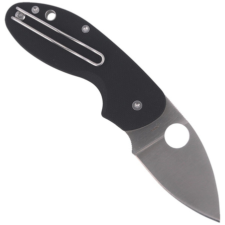 Nóż składany Spyderco Insistent G-10 Black Plain (C246GP)