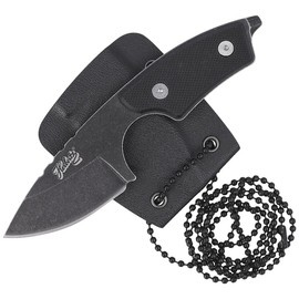 Herbertz CJH Neck Knife Black G10, Black Stonewashed 420 (10000345)
