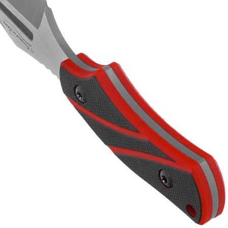 K25 Neck Knife Black/Red G10, Titanium 7Cr17Mov (32691)
