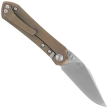Nóż składany Bestech Icarus Bronze Stonewashed Titanium, Satin M390 by Nick Rogers (BT2302F)