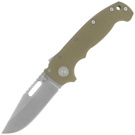 Nóż składany Demko AD20S Clip Point OD Green G10, Stonewashed MagnaCut by Andrew Demko (MGAD20S-MAG-ODG10-CP)