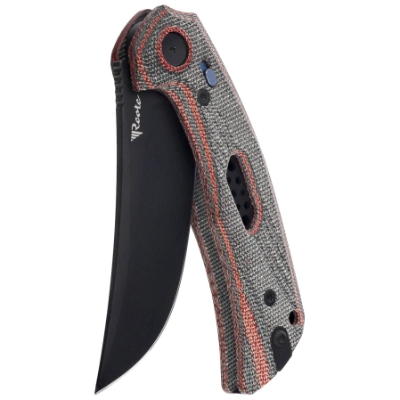 Nóż składany Reate PL-7 Red / Black Micarta, Black PVD Nitro-V (PL-7 RDBKM PVD)