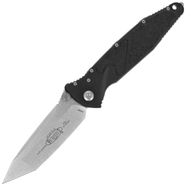 Nóż składany Microtech Socom Elite T/E-M Black Aluminium/3M, Stonewashed M390 by Tony Marfione (161-10)