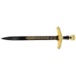 Decor Habitat Medieval Dagger, Black/Gold ABS, Black (15422)